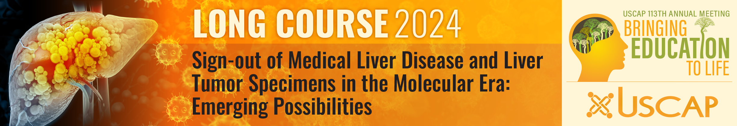 2024 Annual Meeting Long Course: Sign-out of Medical Liver Disease and Liver Tumor Specimens in the Molecular Era: Emerging Possibilities