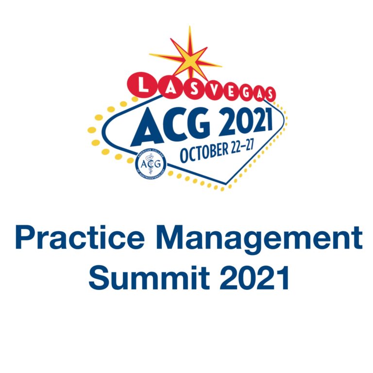 رACG Practice Management Course Summit 2021