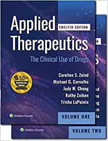 Applied Therapeutics: The Clinical Use of Drugs (Koda Kimble and Youngs Applied Therapeutics), 12th Edition (EPUB)