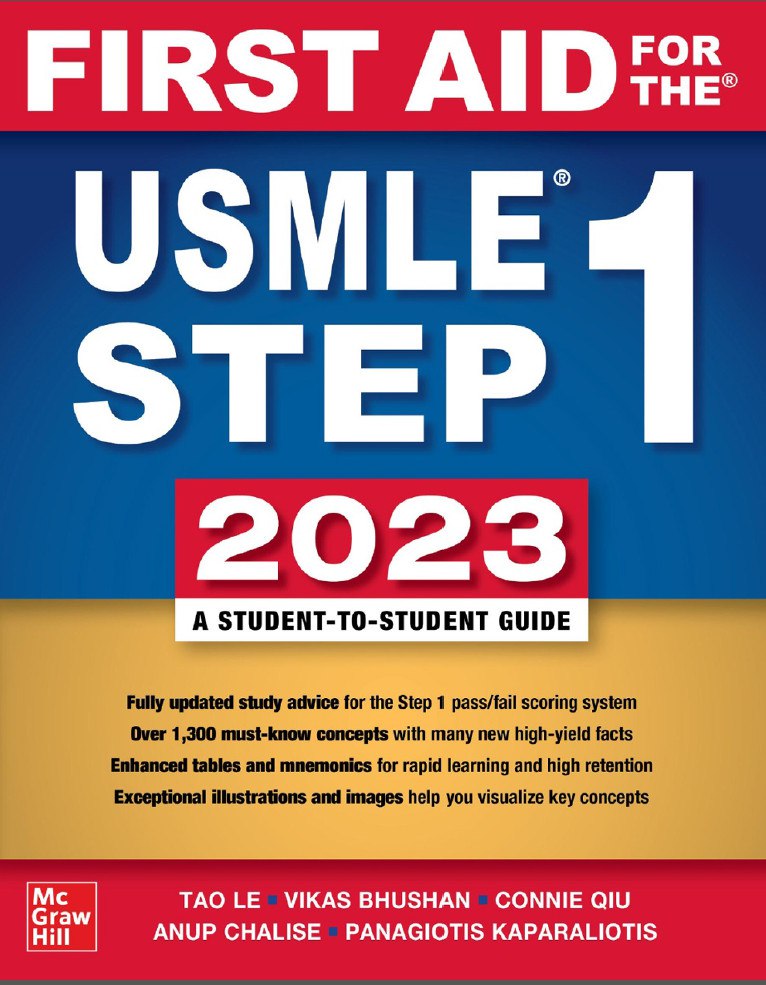 First Aid for the USMLE Step 1 2023, Thirty Third Edition (Original PDF from Publisher)