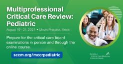 SCCM Multiprofessional Critical Care Review: Pediatric Online 2024 (Videos)