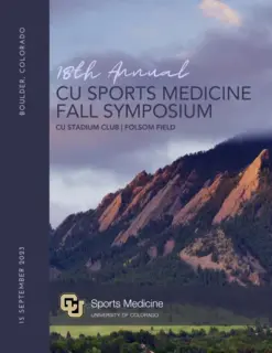 18th Annual CU Sports Medicine Fall Symposium 2023