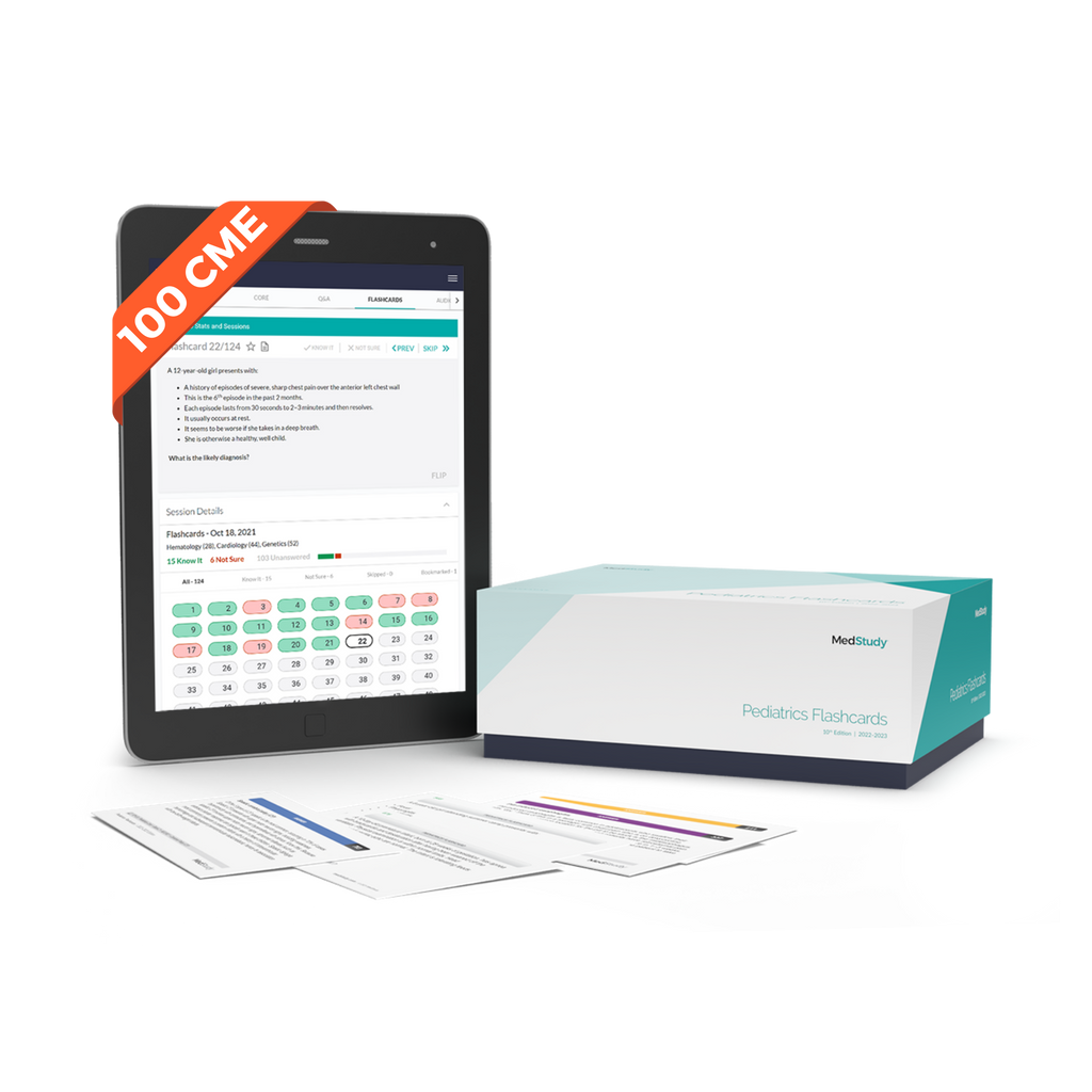 Medstudy 2022–2023 Pediatrics Flashcards