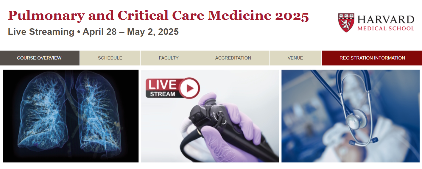 Harvard Pulmonary and Critical Care Medicine 2025