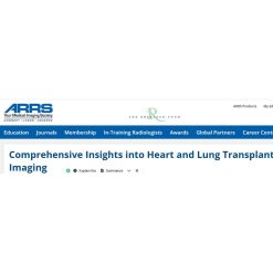 AARS Comprehensive Insights into Heart and Lung Transplant Imaging 2025