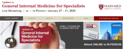 Harvard Updates in General Internal Medicine for Specialists 2025