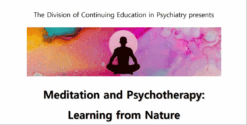 Harvard Meditation and Psychotherapy: Learning from Nature 2025