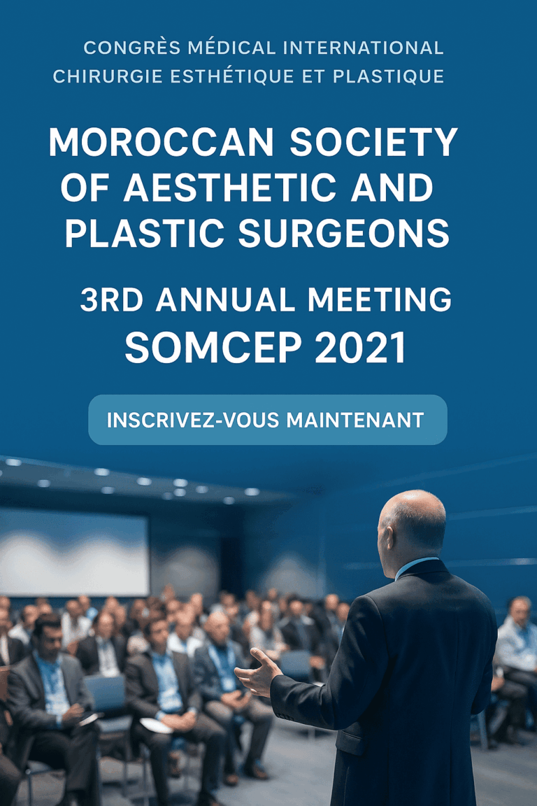 Moroccan Society of Aesthetic and Plastic Surgeons 3rd Annual Meeting SOMCEP 2021 French
